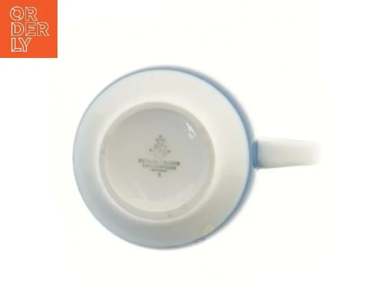 Billede 2 - Flødekande med bladmønster (str. 8 cm)