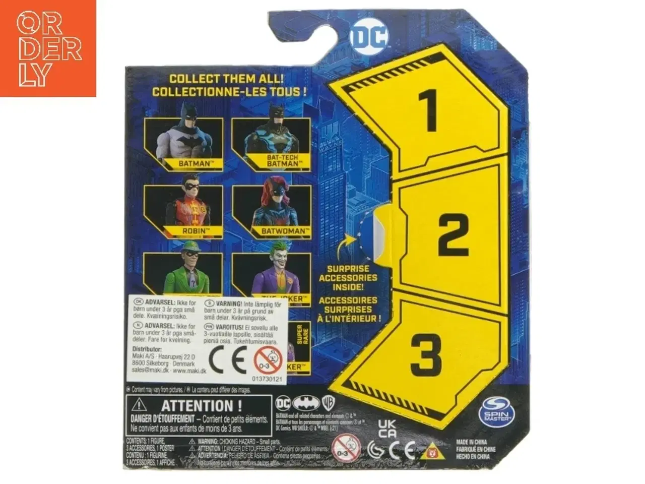 Billede 3 - Batman actionfigur med overraskelsestilbehør fra Batman (str. 14x16 cm)