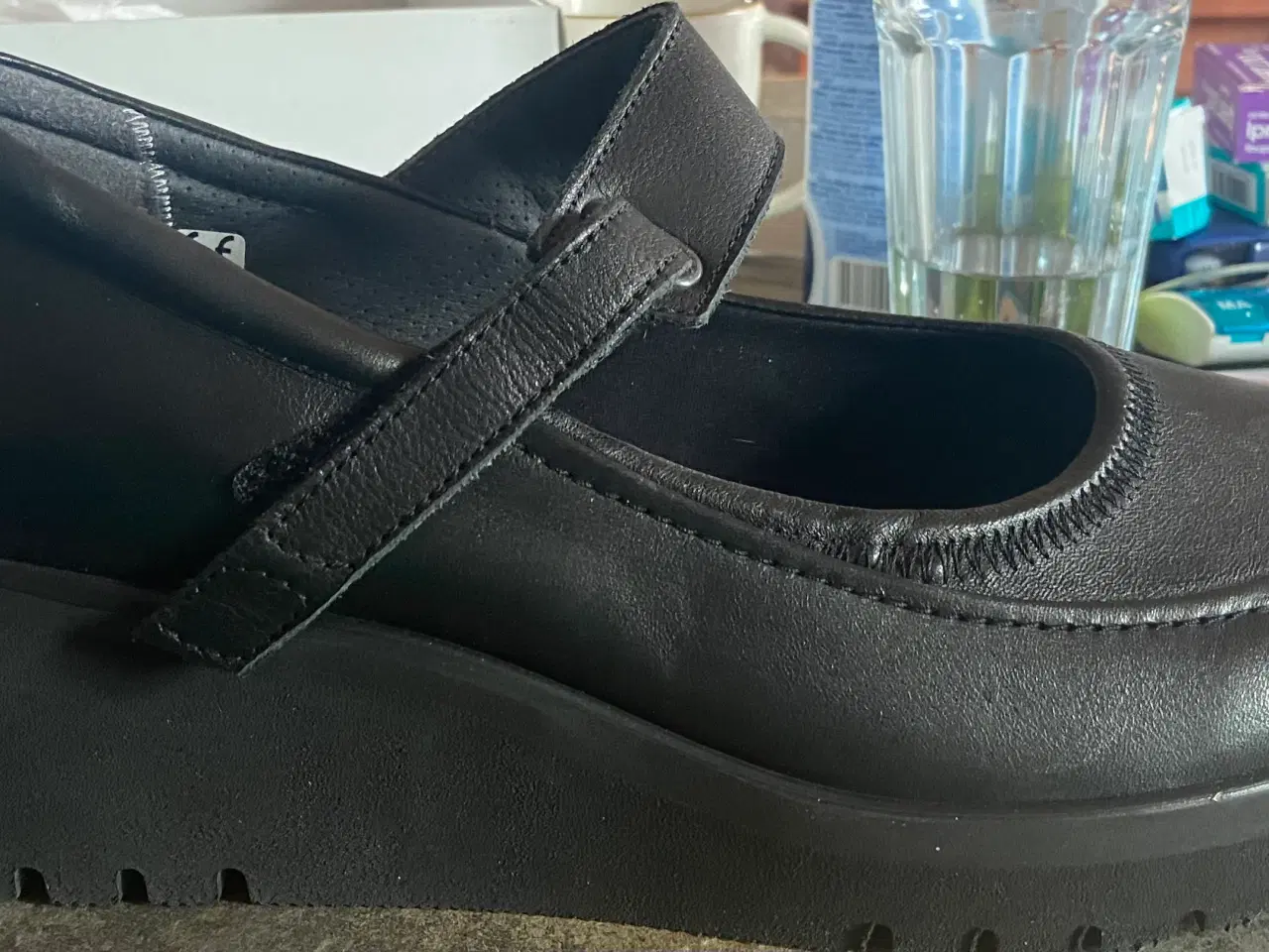 Billede 1 - New Feet ballerinasko i kalveskind