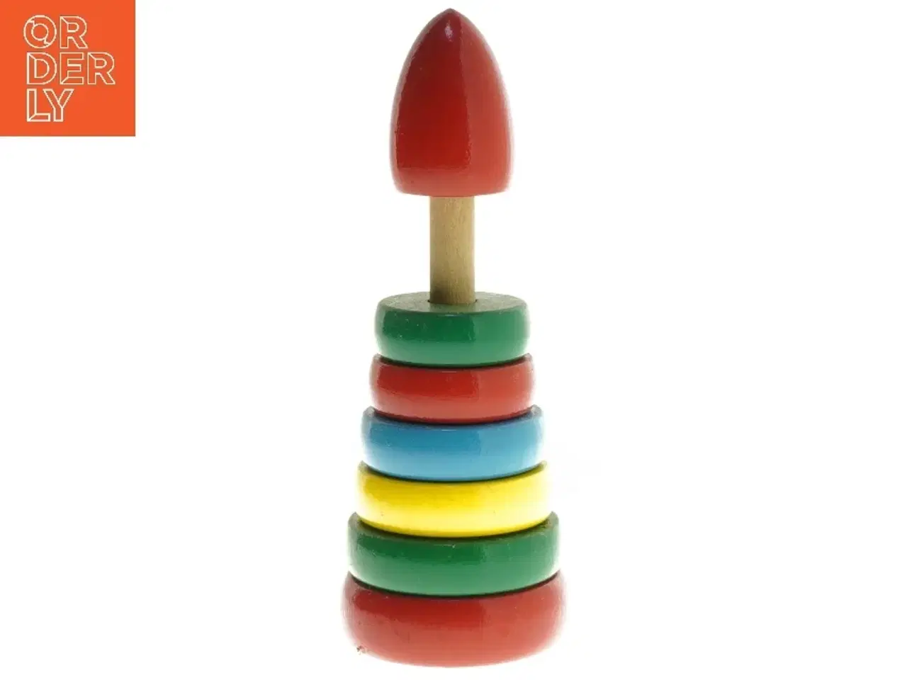 Billede 1 - Stablelegetøj i træ fra Brio (str. 17,5 cm)