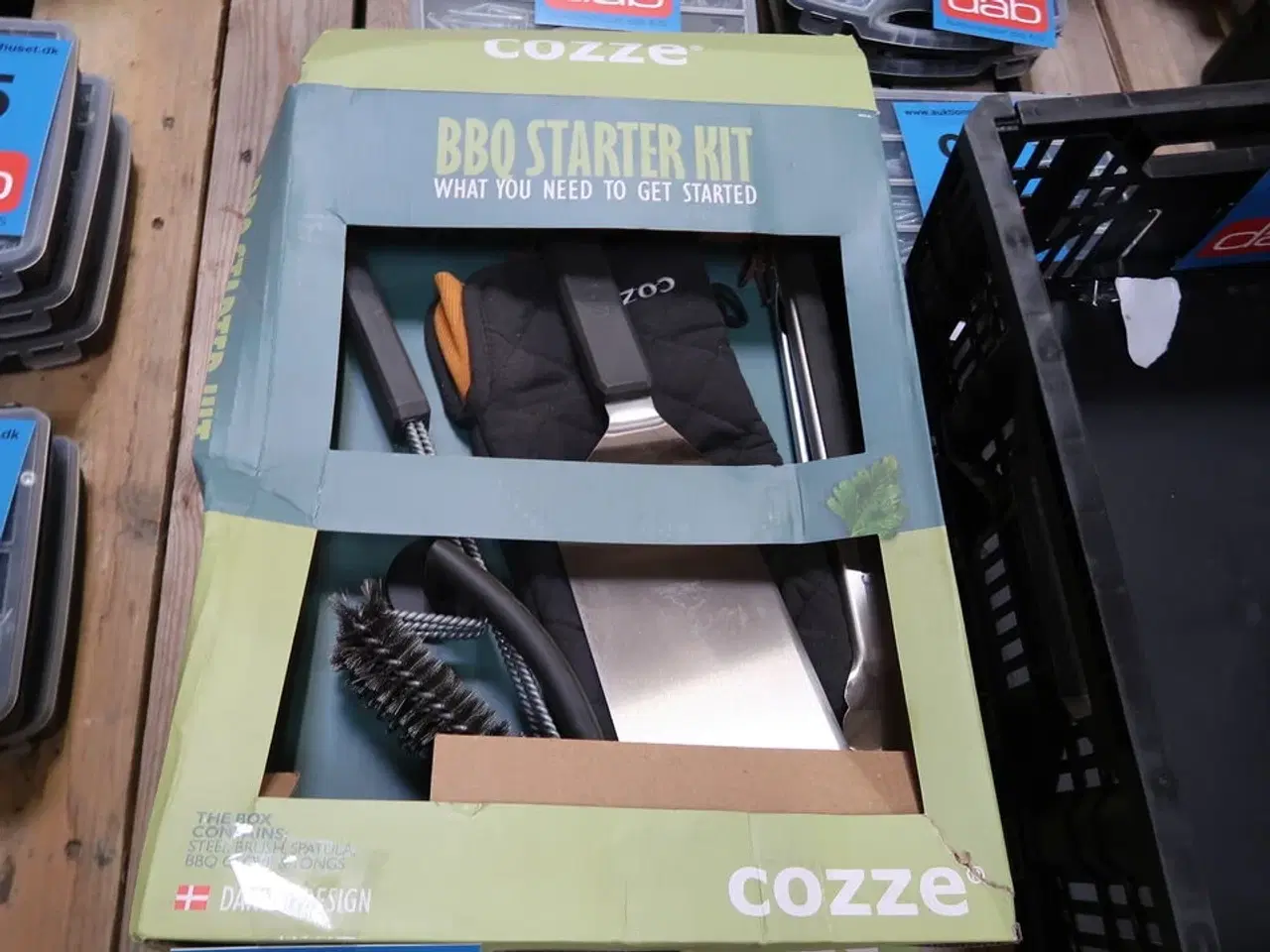Billede 4 - Cozze BBQ sæt m/tang, spartel, børste og handske 4 dele