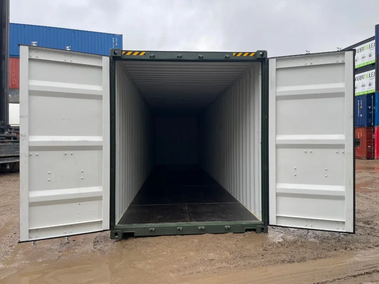 Billede 2 - Står i Hvidovre NY 40 fods HC Container i Grøn 