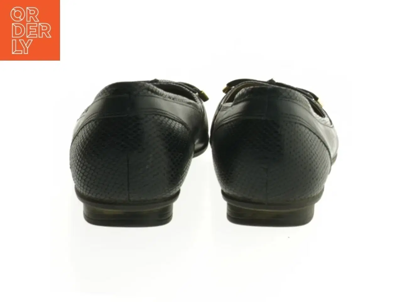 Billede 2 - Flade sorte ballerinaer fra Ecco (str. 39 )