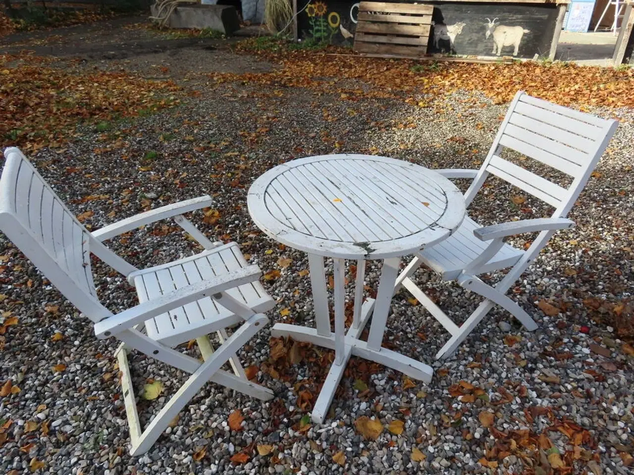 Billede 1 - Cafebord med 2 stole JUTLANDIA