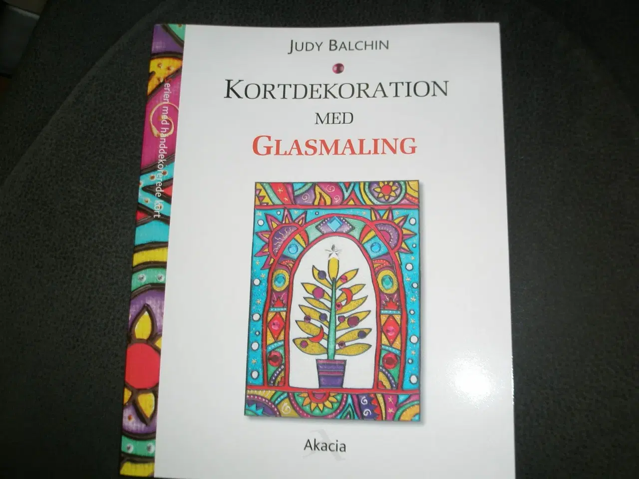 Billede 1 - Kortdekoration med glasmaling