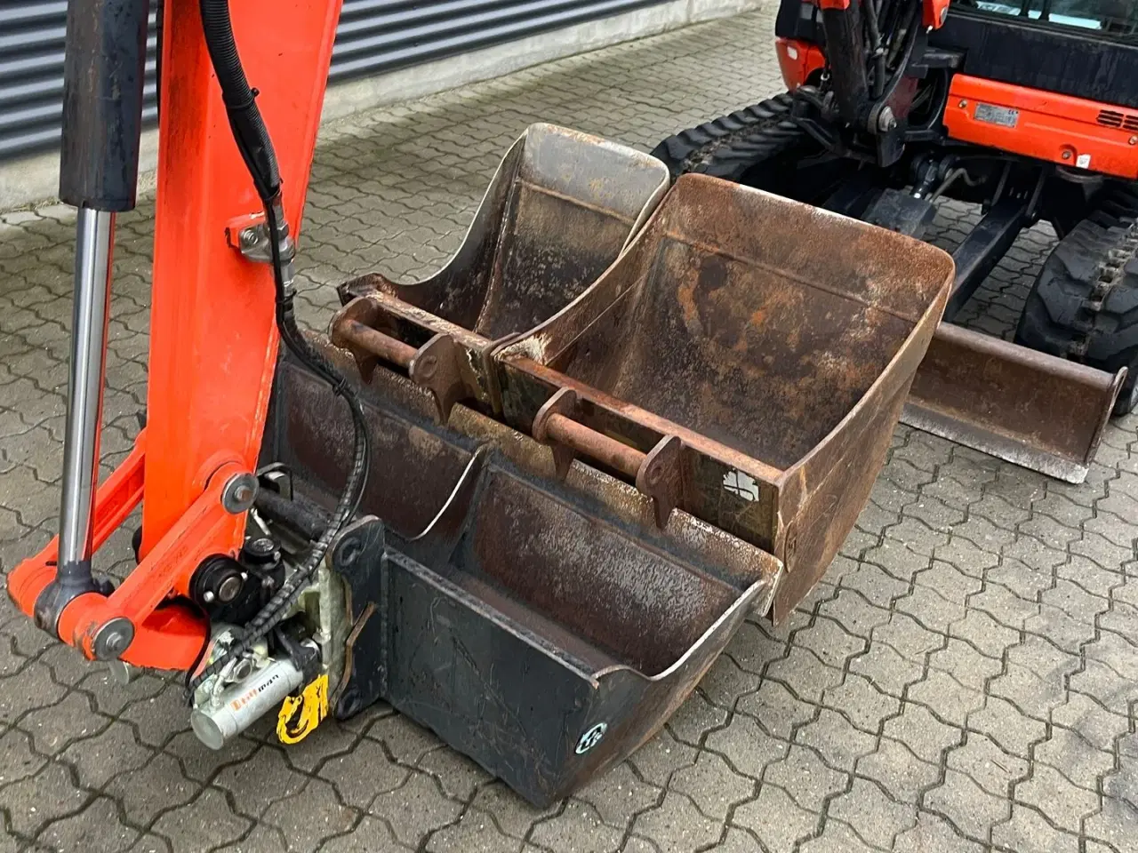 Billede 9 - Kubota u27 Nyere tiltman og 3 skovle