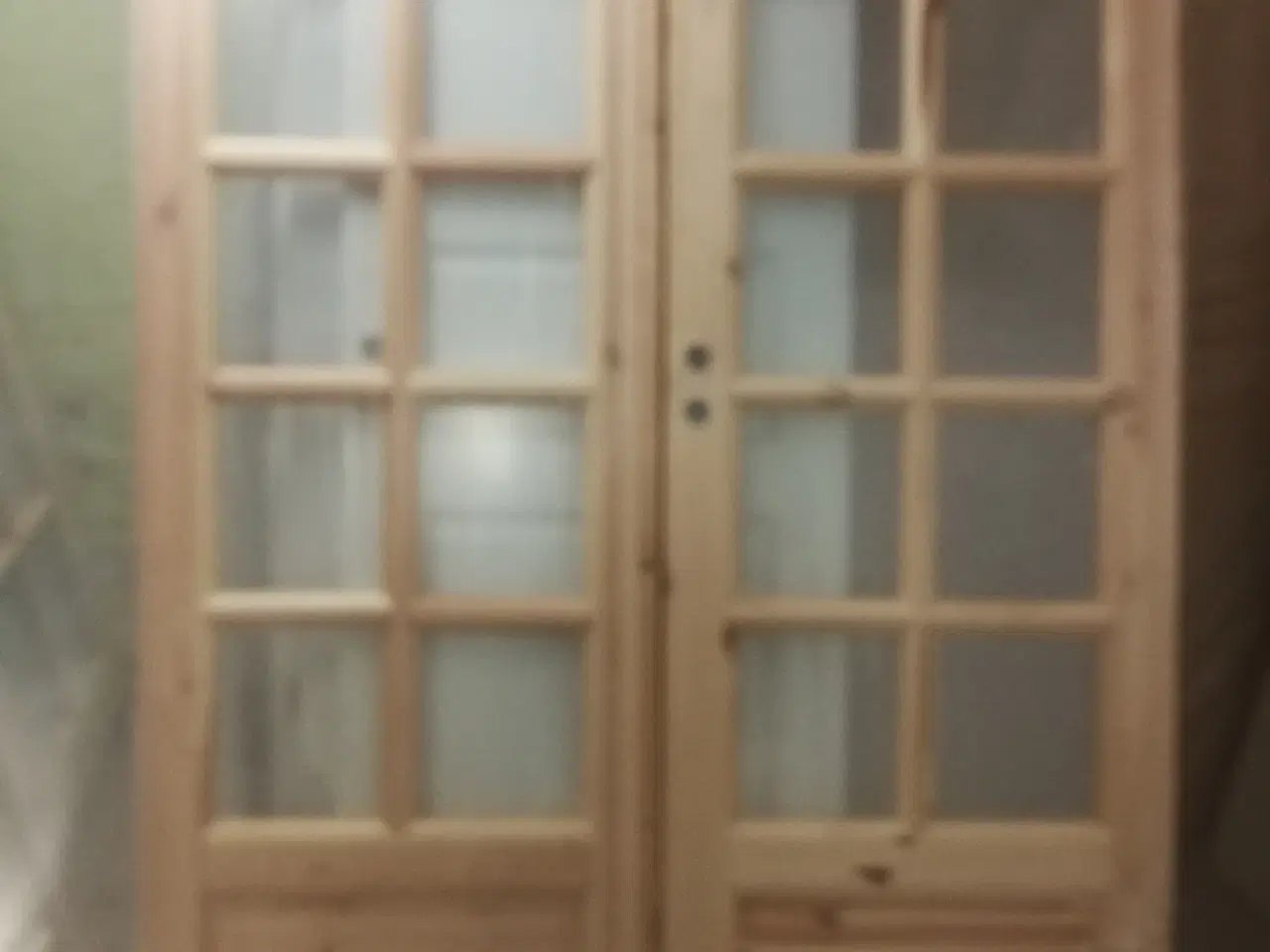 Billede 1 - NY DOBBELT GLASDØR M/KARM KR. 2000