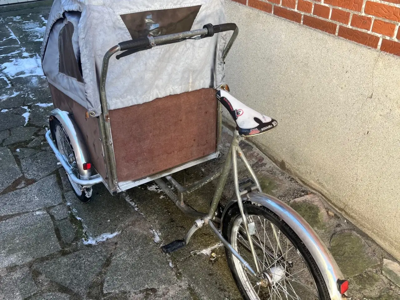 Billede 2 - Ladcykel Christiania med regncover