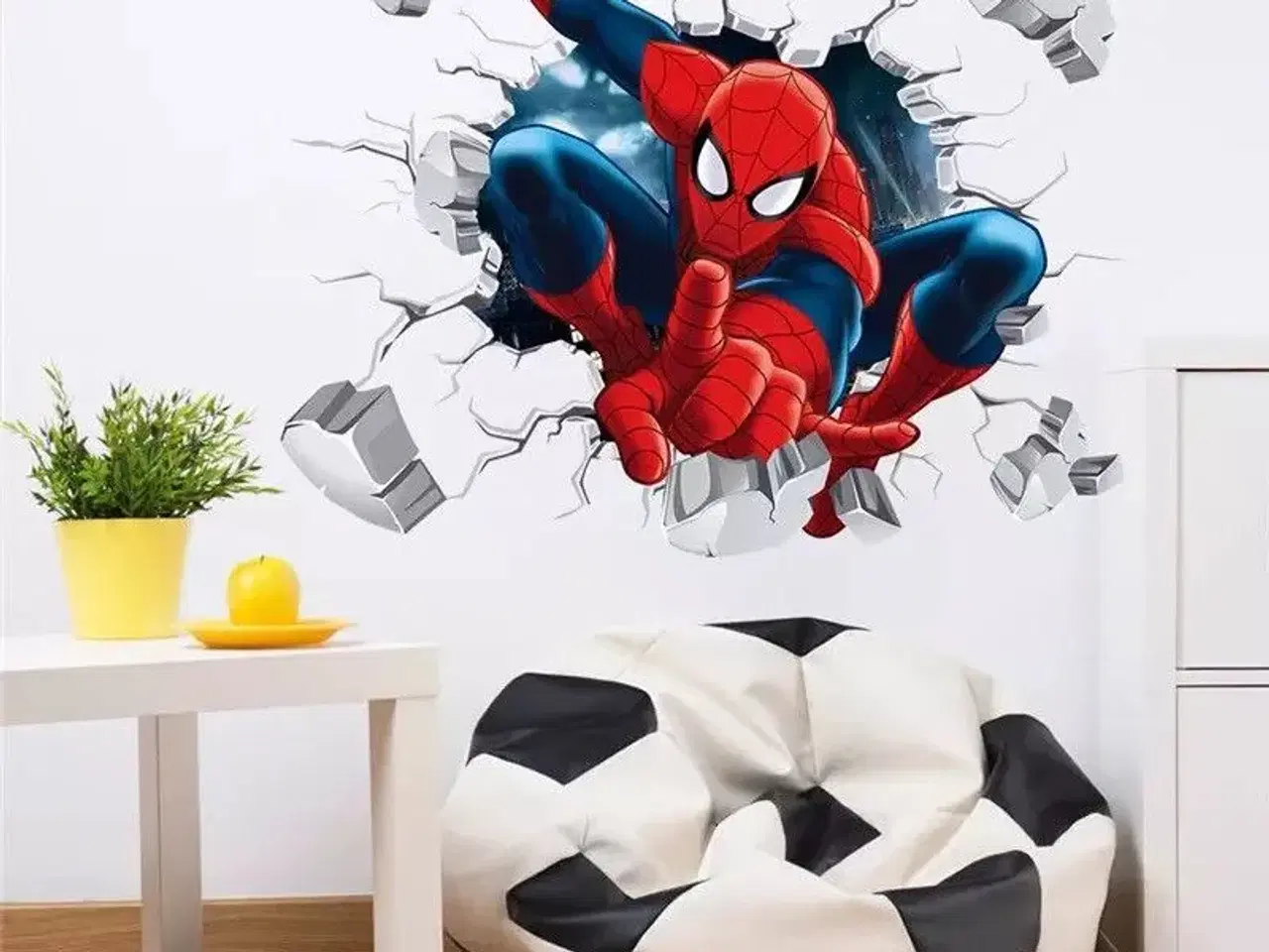 Billede 4 - Spiderman wallstickers wallsticker med Spiderman