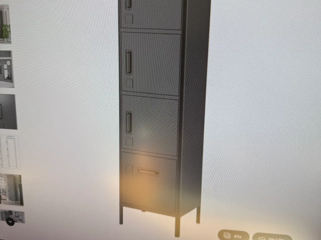 Billede 5 - Ikea Idåsen højskab med skuffe og låger