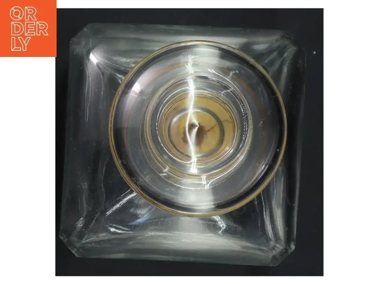 Billede 2 - Glas karaffel med korkprop (str. 9,5x9,5x20 cm)