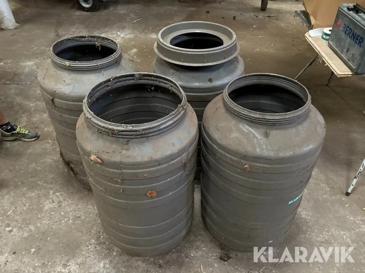 Billede 5 - Fodertønder Pit Plastics - 4 styk