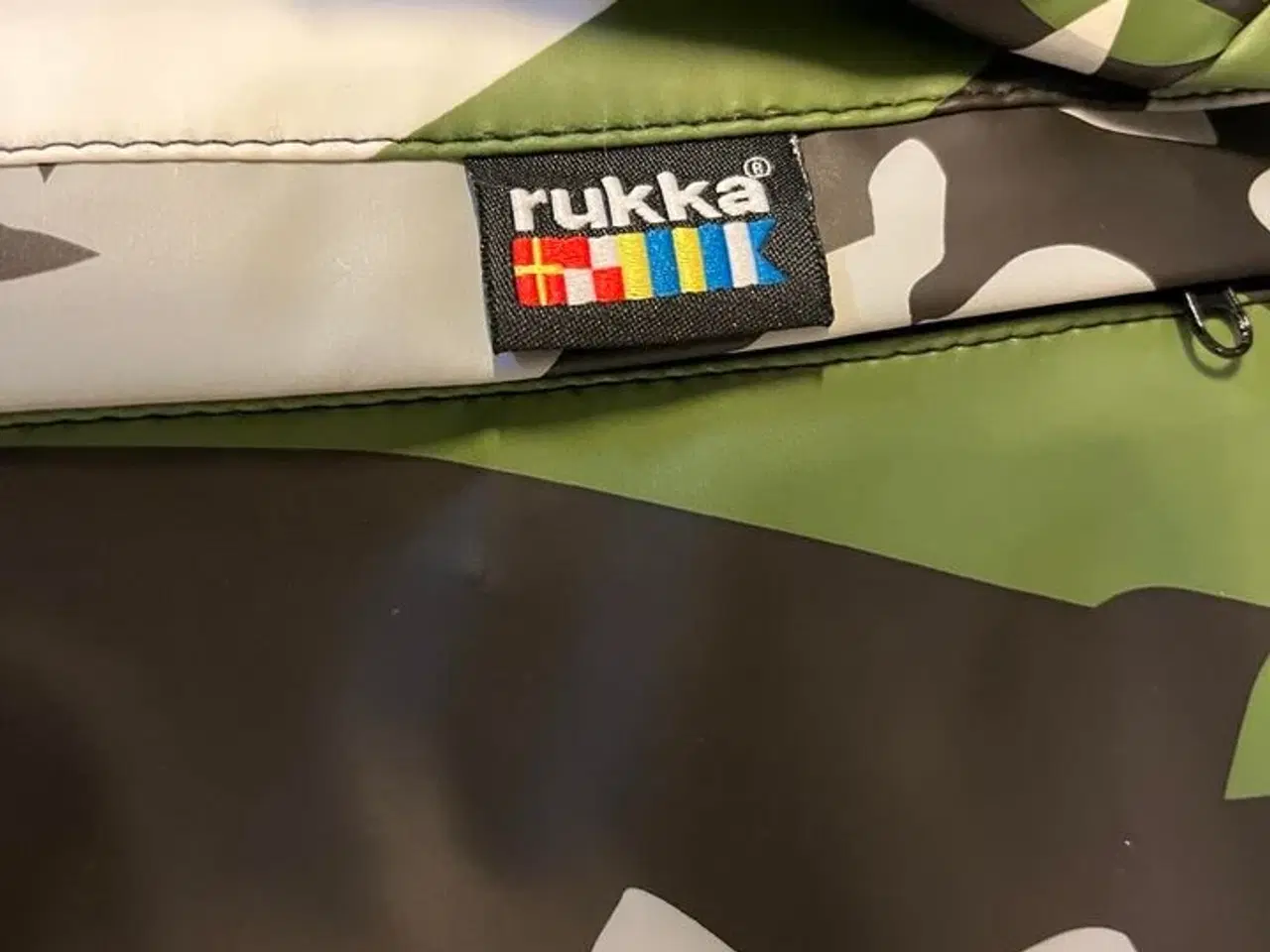 Billede 2 - Hunde regnjakke Rukka Camo