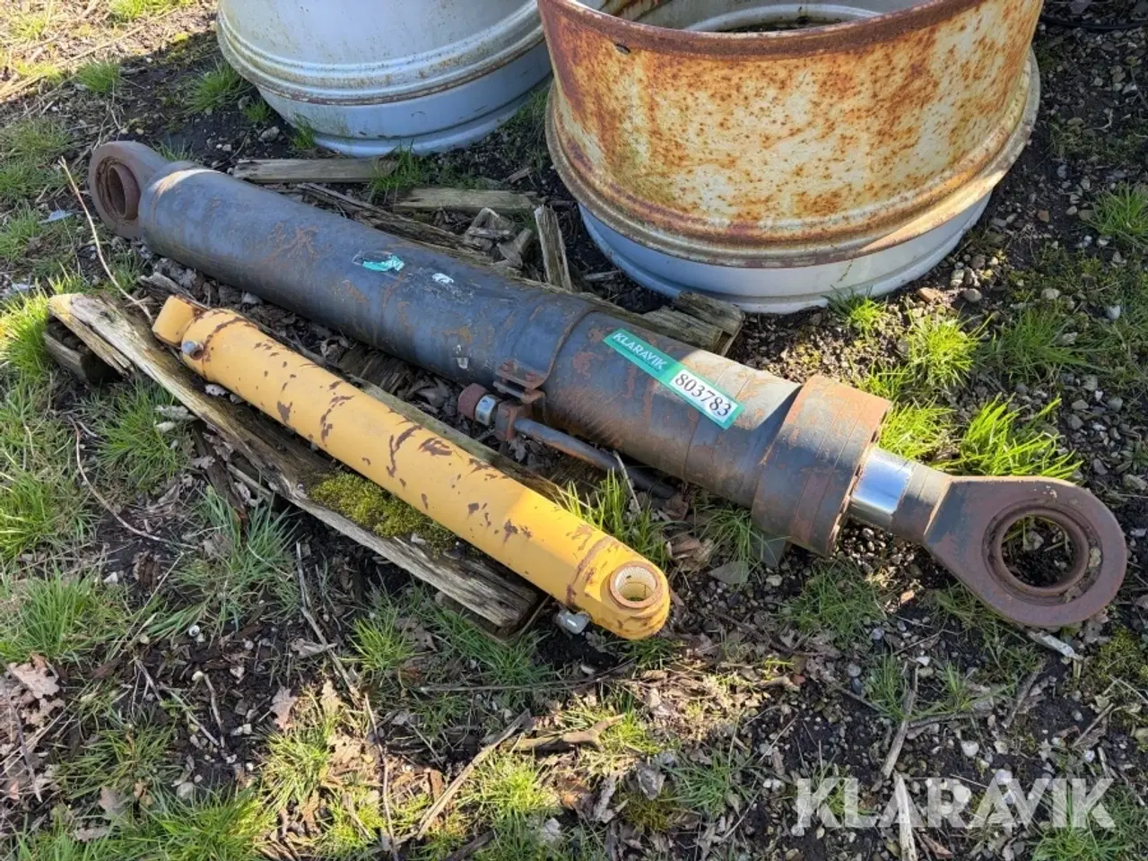 Billede 1 - Hydraulikstempler 2styk