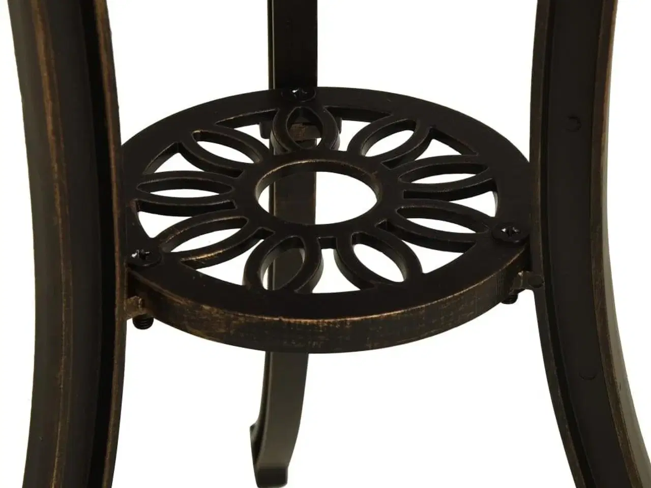 Billede 5 - Havebord 62x62x65 cm støbt aluminium bronzefarvet