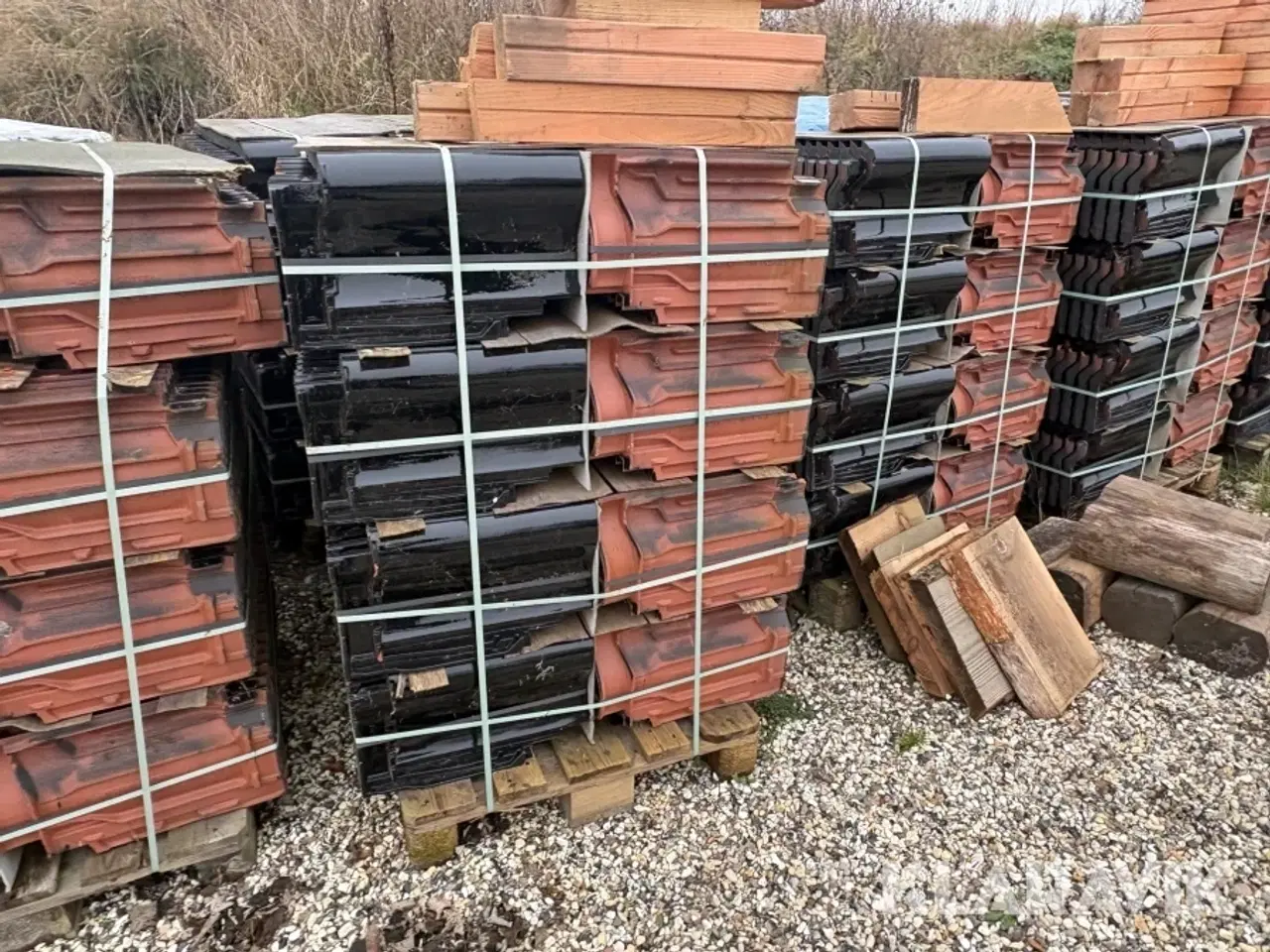 Billede 10 - Tagsten 220kvm Creaton Sinfonie vingefalstagsten med rygsten