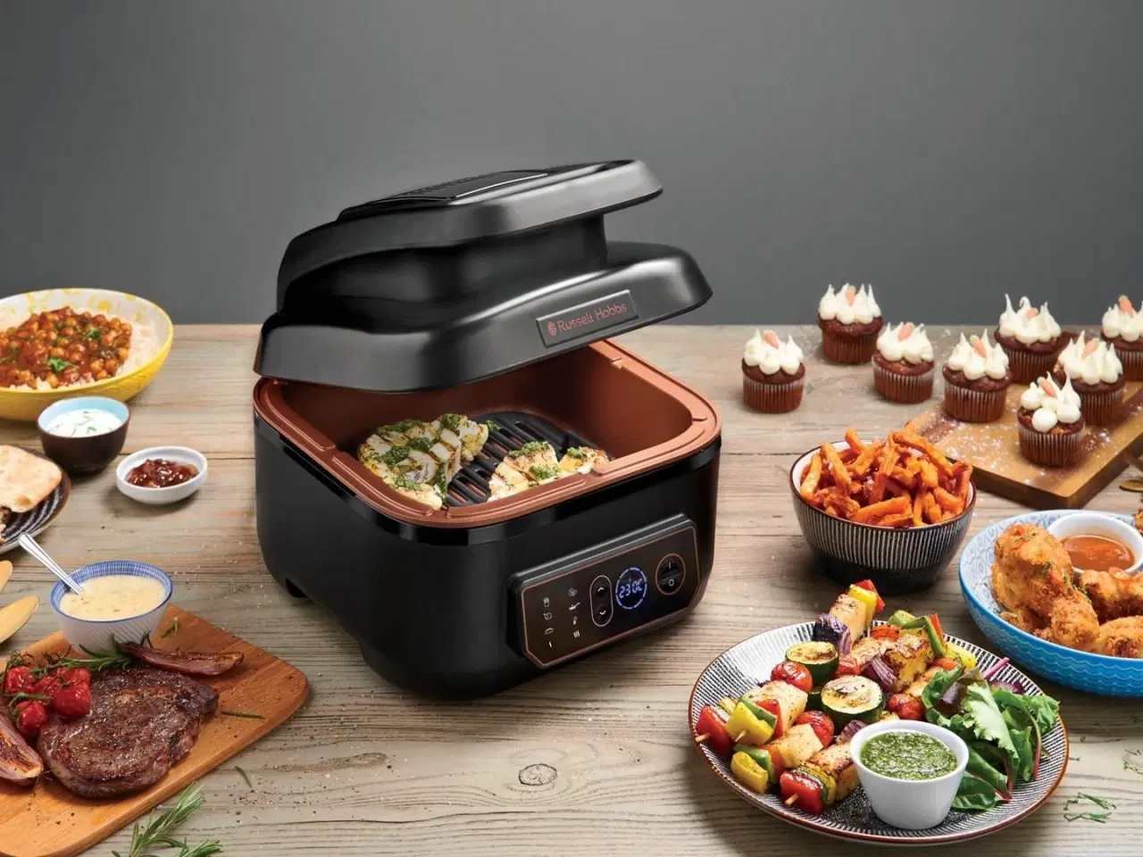 Billede 13 - Russell Hobbs SatisFry Air & Grill multikoger 5,5 l – 1.745 W – Sort