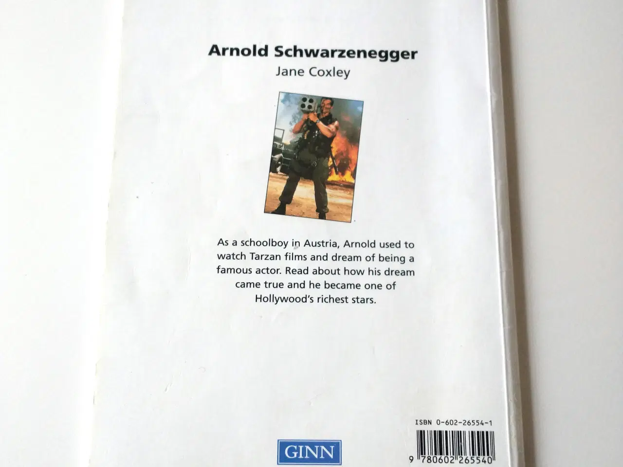 Billede 2 - Arnold Schwarzenegger (English). Af Jane Coxley