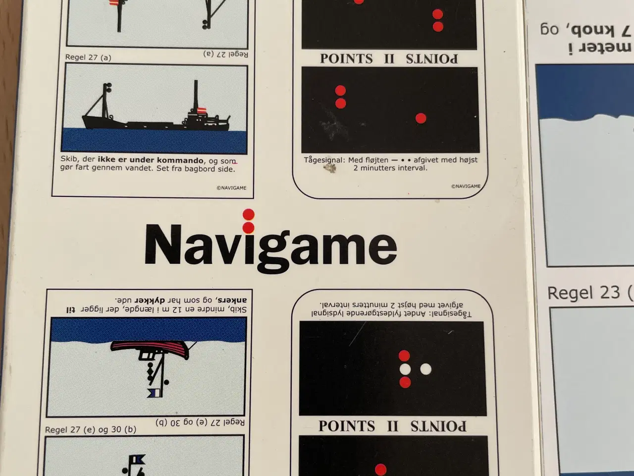 Billede 2 - Navigame søvejsregel spil 