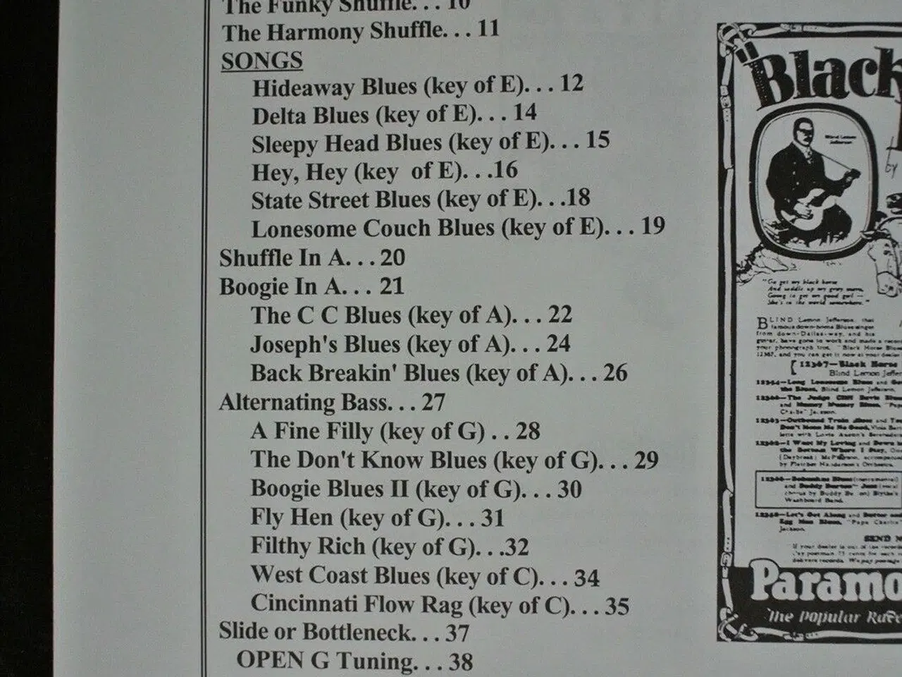 Billede 2 - acoustic blues guitar - blues in five different ke