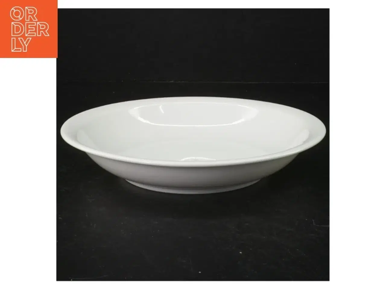 Billede 2 - 6 pastatallerkener/dybe tallerkener, hvidt porcelæn (str. 20 cm)