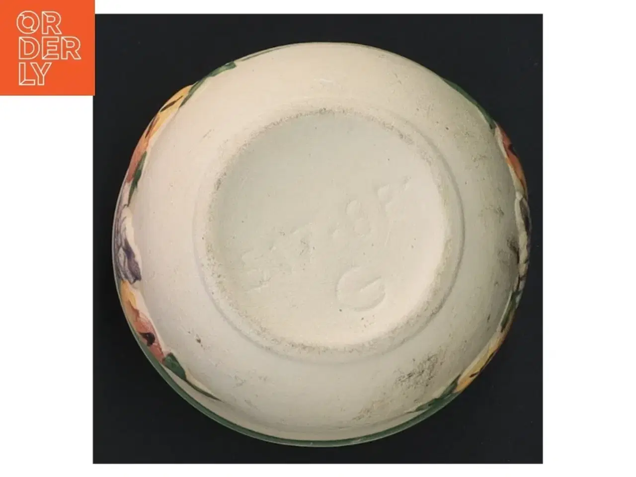 Billede 3 - Dekorativ krukke med frugtmotiv (str. 7x8 cm)