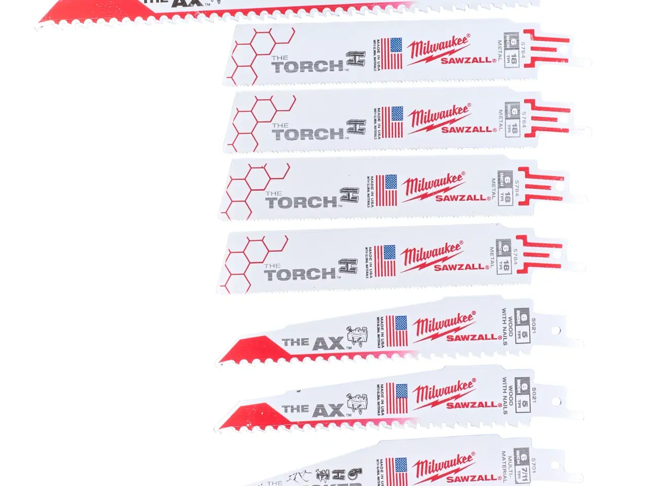 Billede 1 - Bajonetsavblade, sortiment 12stk ass.