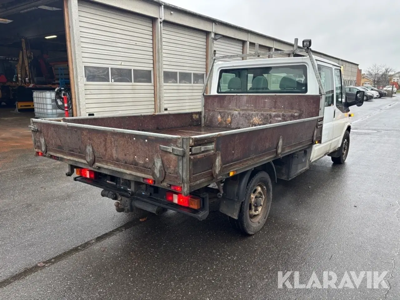 Billede 5 - Mandskabsbil Ford Transit med lad