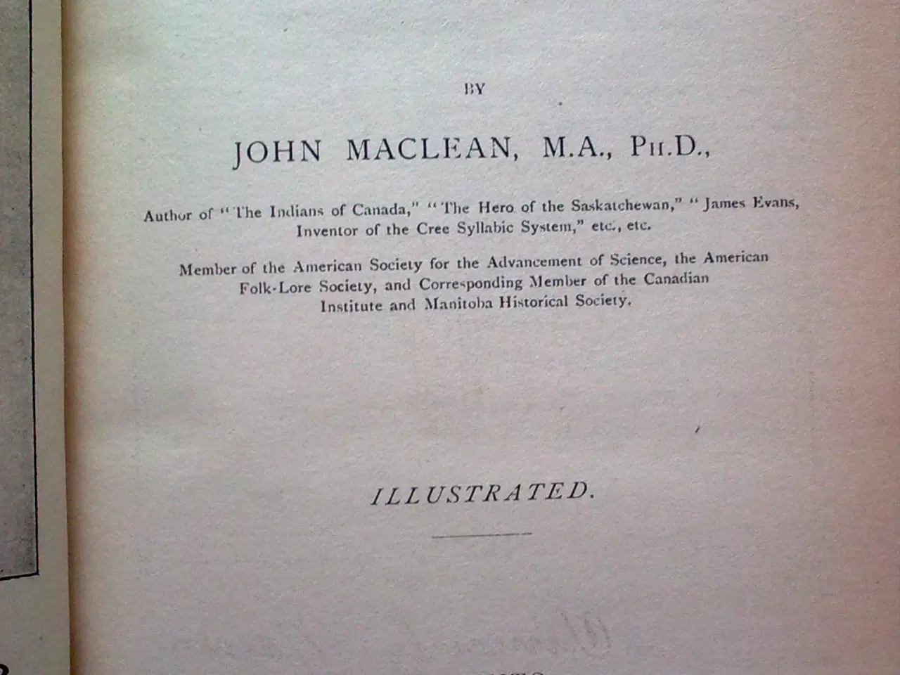 Billede 2 - Native Tribes of Canada 1896 by John Maclean