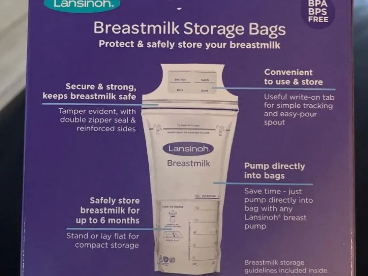 Billede 2 - Lansinoh breastmilk bags