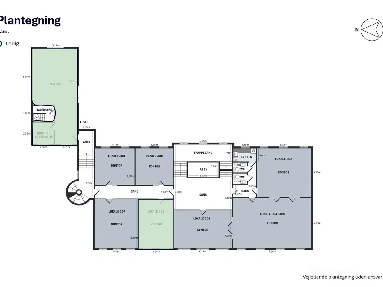 Billede 17 - Kontor- eller kliniklokale til leje i eksklusive rammer i Kolding