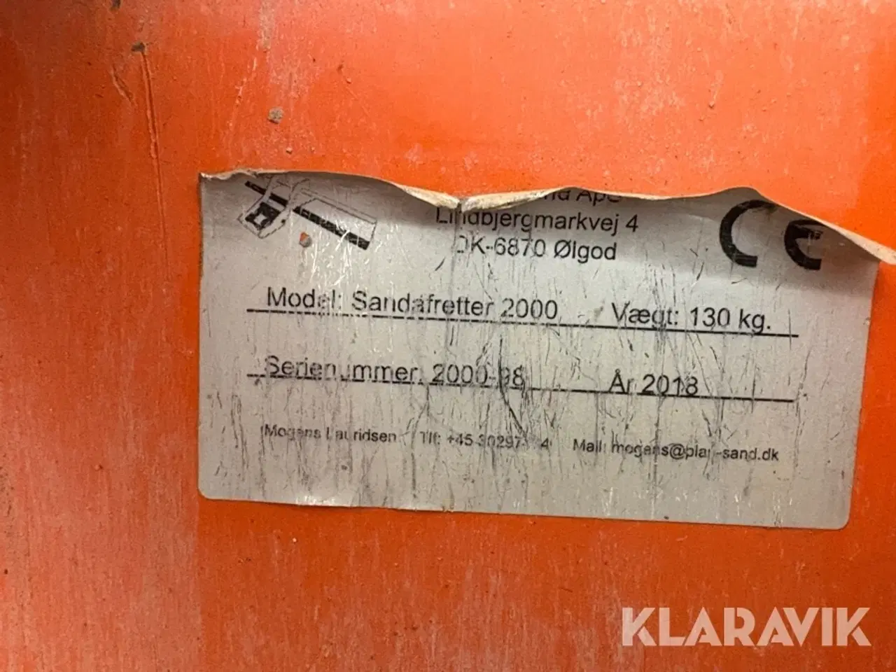 Billede 8 - Afretter Plan Sand 2000 med s40 skifte