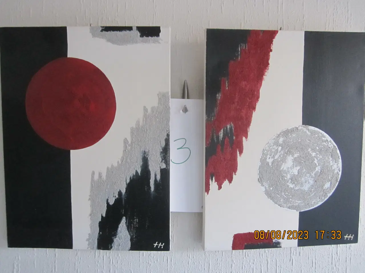 Billede 4 - Akrylbilleder Abstrakt,