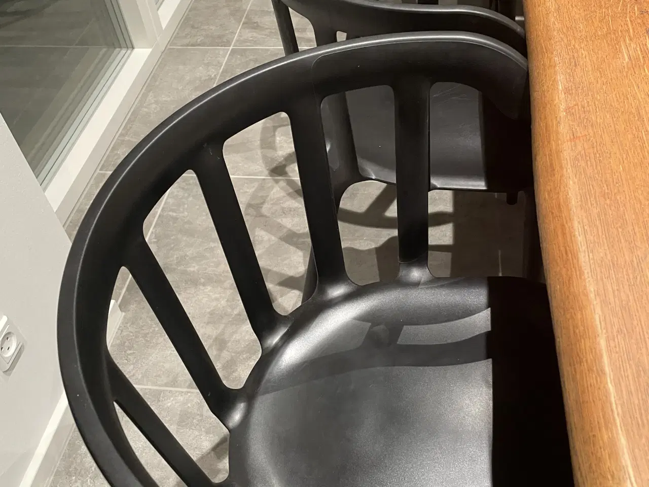 Billede 2 - Spisebordsstole i sort