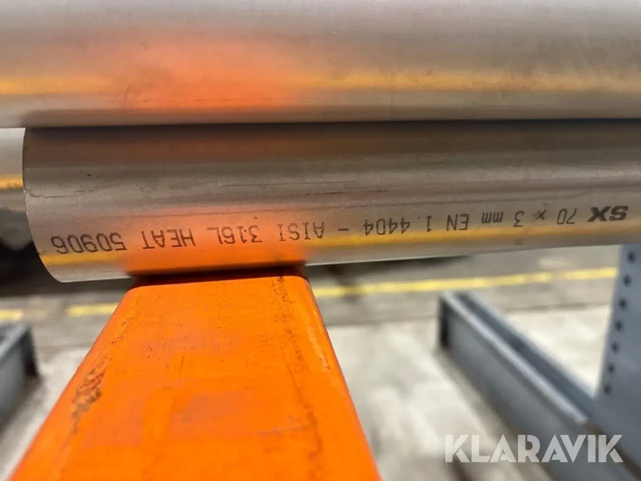 Billede 5 - Parti af rustfri 316 rør forskellige længder 11 styk i alt