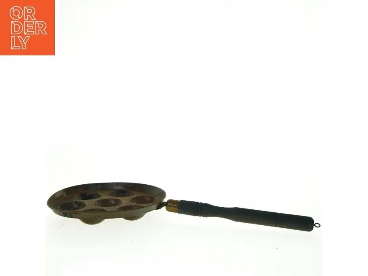 Billede 3 - Antik æbleskivepande (str. Ø 21,5 cm)