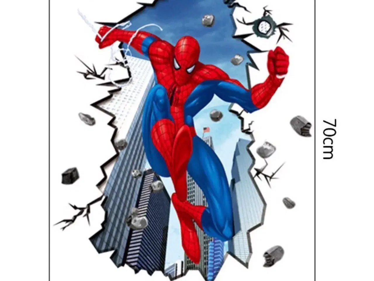 Billede 5 - Spiderman wallstickers wallsticker med Spiderman 