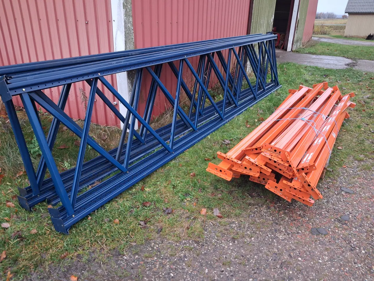 Billede 1 - Pallereoler blå/orange