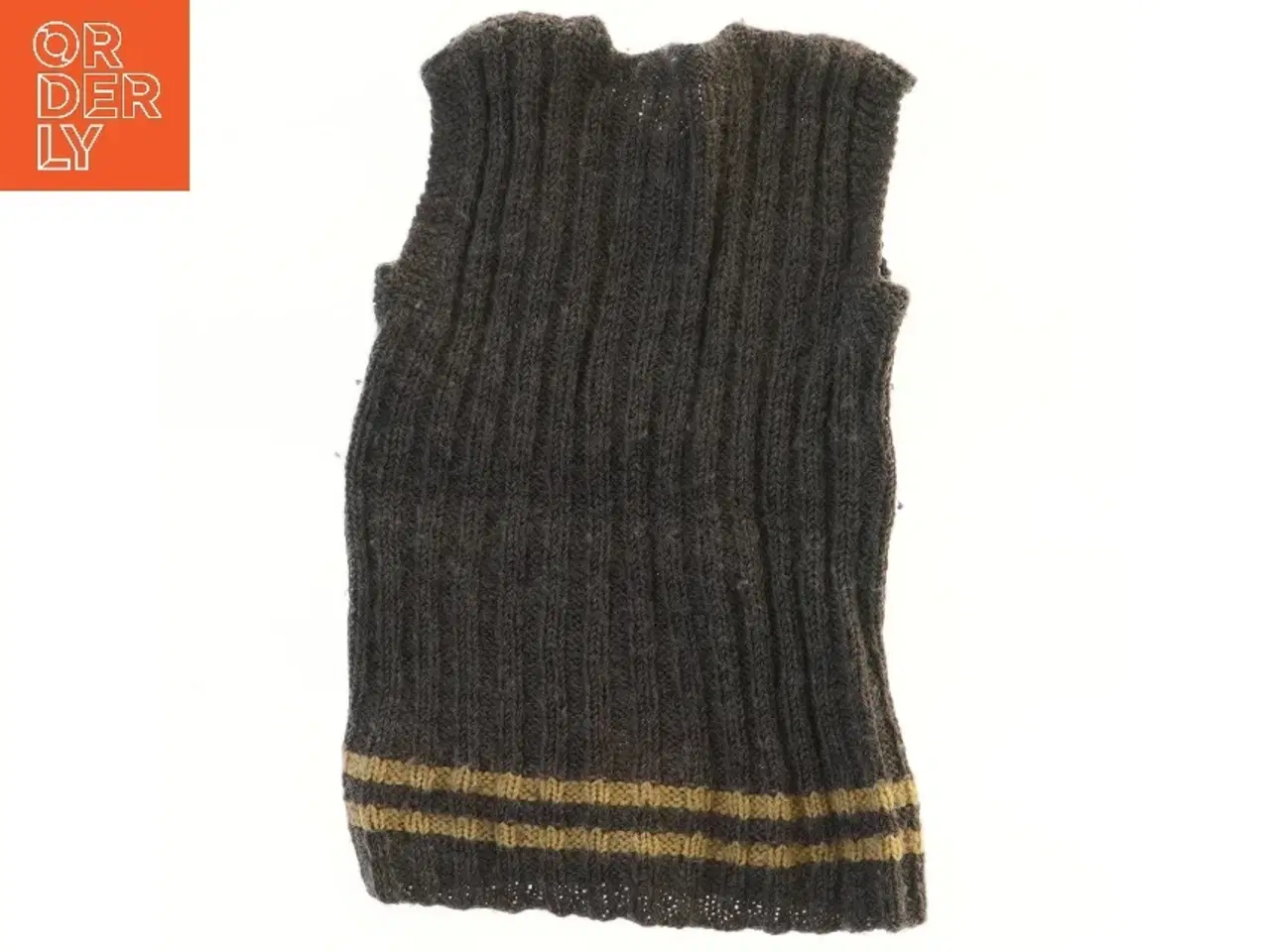 Billede 2 - Strikket vest med knapper (str.  20x31 cm)