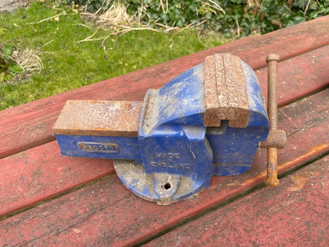 Billede 6 - 5 stk. Record og Matador stål skruestik 