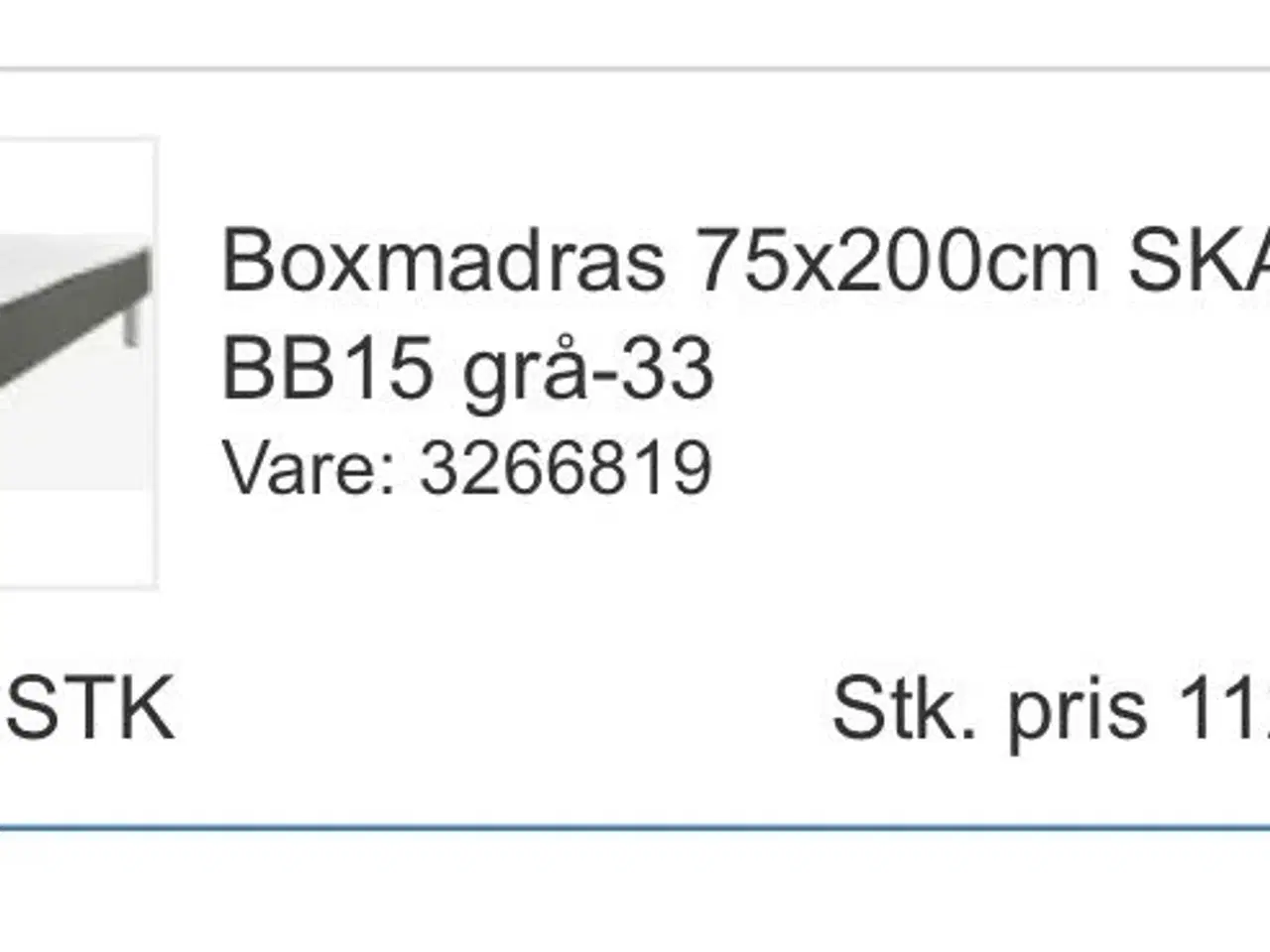 Billede 3 - BOXMADRAS/Seng incl.ben