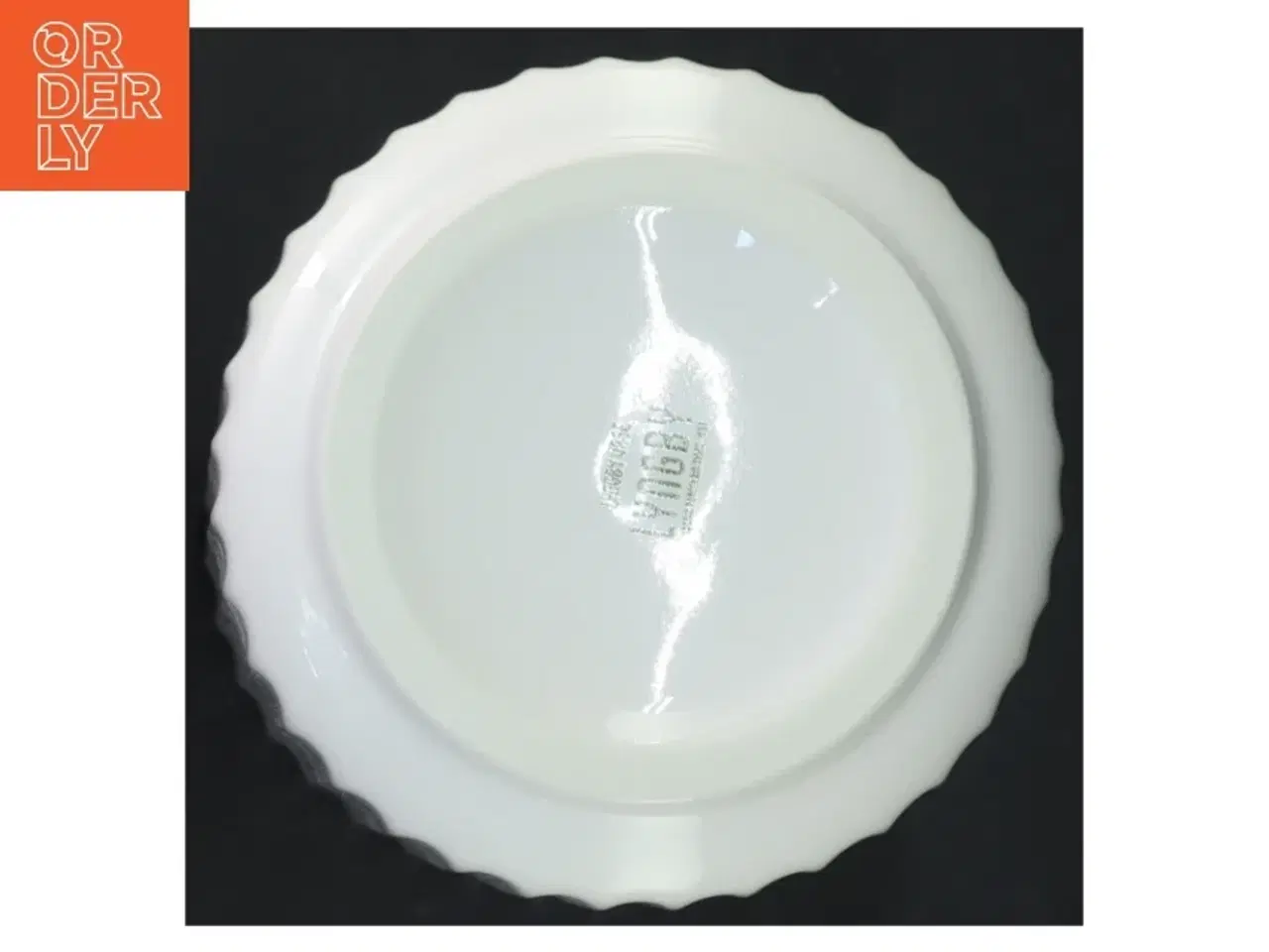 Billede 6 - Hvid porcelænsvase fra Lyngby (str. 20 cm)