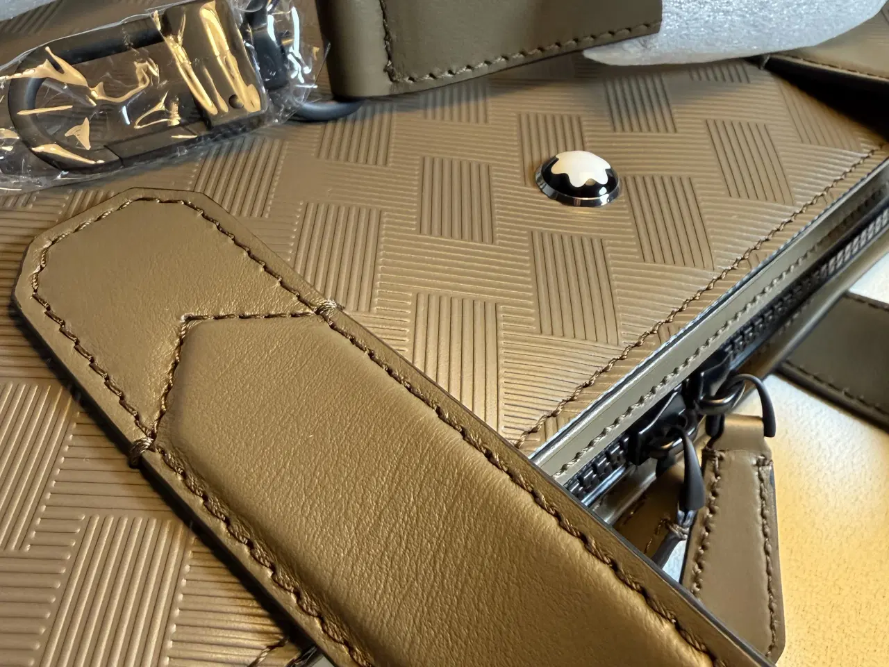 Billede 9 - 💼 Montblanc slank dokumenttaske i læder - ubrugt