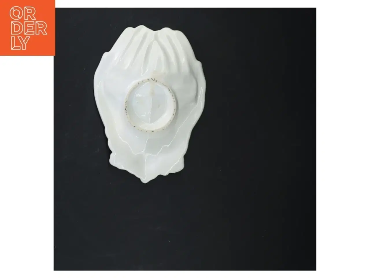 Billede 3 - Keramik skål formet som hænder (str. 18x14 cm)