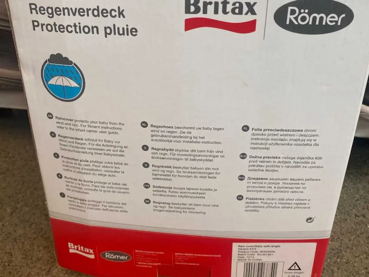 Billede 2 - Regnslag til autostol 