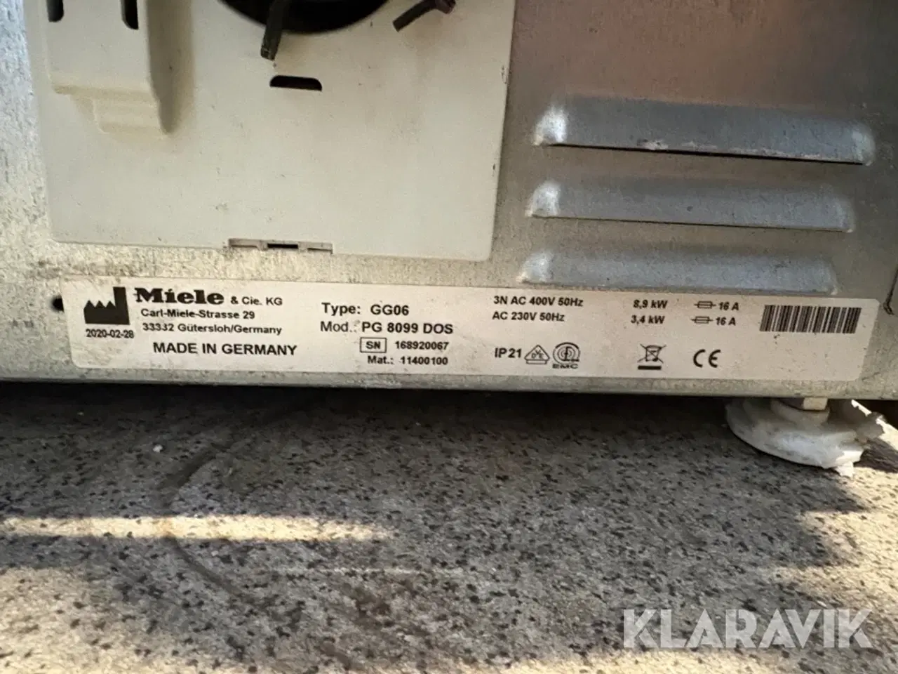 Billede 10 - Industriopvasker Miele PG 8099 DOS