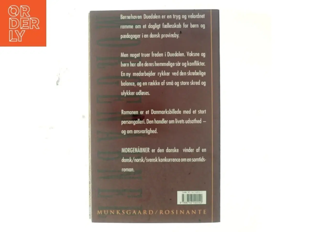Billede 3 - Morgenåbner : roman af Vibeke Marx (Bog)