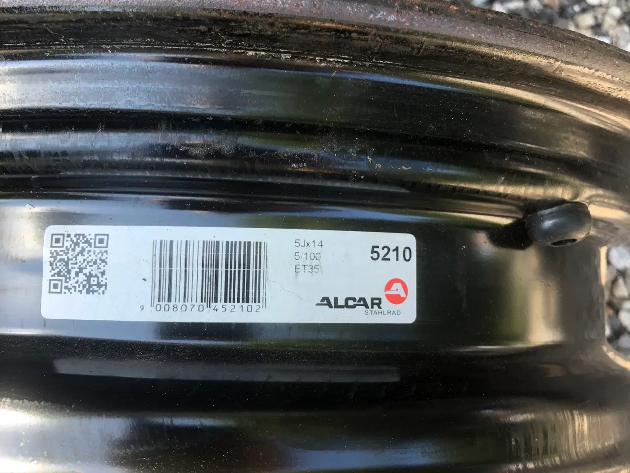 Billede 2 - Stålfælge 14” krydsmål 5x100