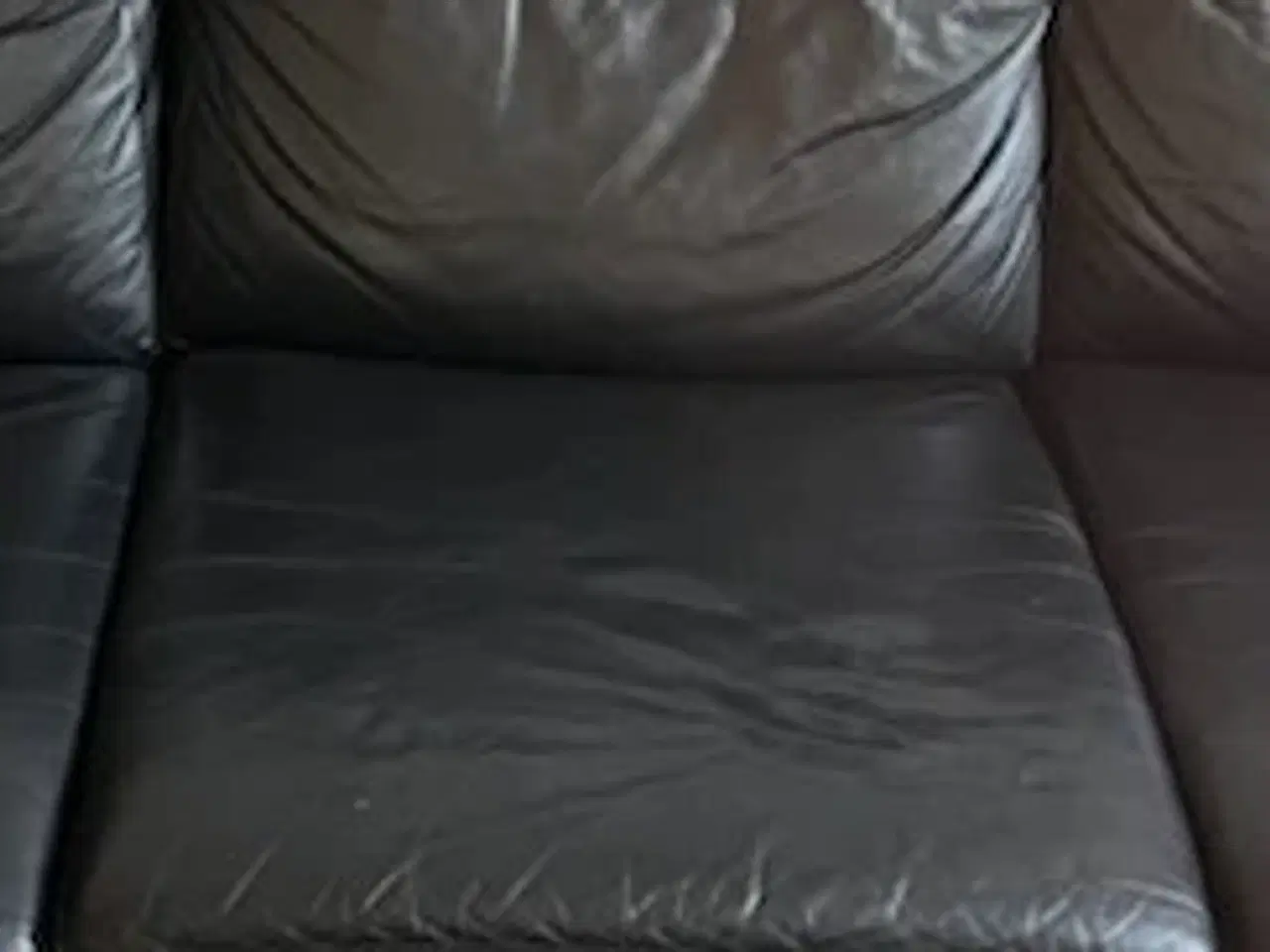 Billede 7 - Lædersofa sæbebehandlet bøg BYD