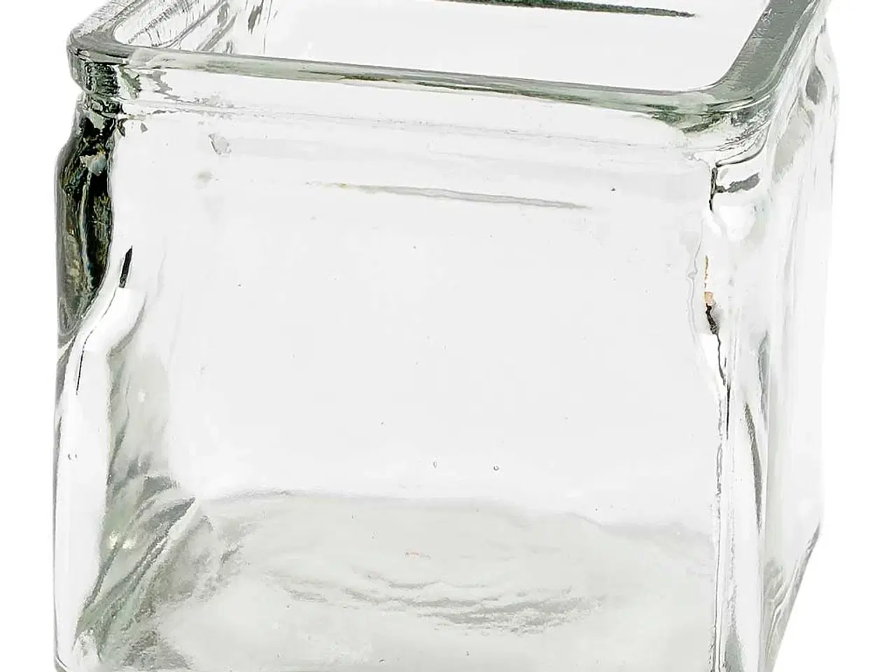 Billede 1 - Firkantet Lysglas 10x10 cm - 12 stk. Pakke